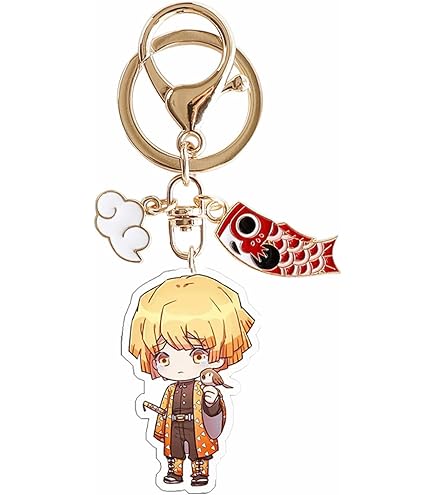 Amazon.co.jp: 鬼滅の刃 リフレクト キーホルダー 炭治郎 ＆ 善逸